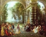 Das Ballvergnugen, Jean-Antoine Watteau